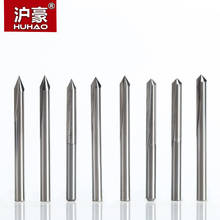 HUHAO 1PC Shank 3.175mm 2 Flutes Straight Engraving Bits Deep Cutter For Wood Hardwood CNC Carving Bits Carving Machine Tools 2024 - buy cheap