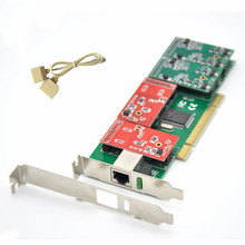 Новая оптовая TDM410P 2U Asterisk PCI карта 4 FXS/FXO аналоговая Голосовая телефонная карта Asterisk/Trixbox/Elastix/Freeswitch IP PBX 2024 - купить недорого