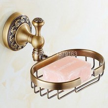 Antique Brass Vintage Retro Beautiful Pattern Wall Mounted Bathroom Accessory Soap Dish Holder aba493 2024 - buy cheap