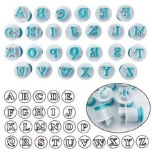 26pcs Push Easy Mini Upper&Lowercase alphabet letter Cookie Cutter Cake pops Baking Mold fondant cutter cake decoration tools 2024 - buy cheap