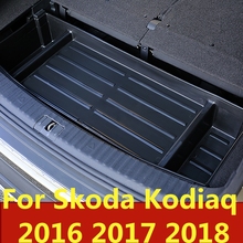 Trunk Storage Box Container Holder Tray Accessories Car Styling Interior decoration For Skoda kodiaq 2016-2018 2024 - buy cheap