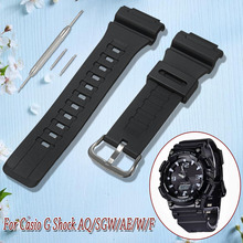 NEW Resin watch Strap Silicone Rubber Watchband Wristband Watches Band For Casio G Shock AQ/SGW/AE /W/F 18mm Bracelet Watch 2024 - buy cheap