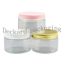 20pc 120g Empty Plastic Cosmetic Jar Clear Serum Bottle Gold White Pink Aluminum Cap Cream Container Factory Wholesale Cosmetics 2024 - buy cheap