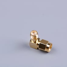 High Quality Connector 90 Degree Right Angle SMA Male To RP SMA Female Adapter Screw The Needle 2024 - buy cheap