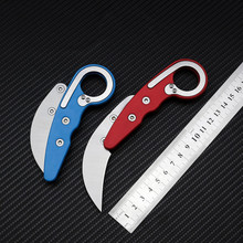 mechanical folding knife Karambit CS GO claw knife survival ring knife pocket tactical tools mini EDC tool 2024 - buy cheap
