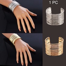 1PC Fashion Style Rhinestone Bangle Cuff Bracelet Jewelry New Women Decoration 2024 - buy cheap