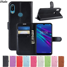 For Huawei Y6 2019 Y6 pro 2019 Wallet Case Flip Leather Cover Huawey Y 6 Y6Pro 2019 Phone Case TPU MRD-LX1F Card Slot Carcasa 2024 - buy cheap