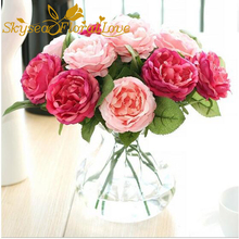 Искусственные цветы розы, настоящие цветы на ощупь, Свадебный декор 30 см, искусственные цветы, 6 видов цветов, сделай сам, домашний декор для вечеринки, офиса, шелковые цветы 2024 - купить недорого