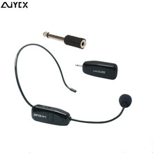 2.4G Wireless Microphone Speech Headset Megaphone Radio Mic For Loudspeaker Teaching Meeting Tour Guide Microfones 2024 - buy cheap