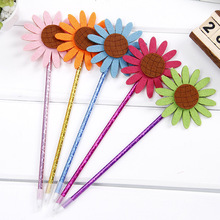 48 Pc/lot Creative Sunflower Ballpoint Pen / Student Stationery Prize/flower Ball Pen/student Gift Sunflower Ball Pen 2024 - buy cheap