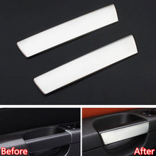 YAQUICKA Car Front and Middle Door Handle Grab Cover Trim Sticker Styling For VW Sharan 2013 2014 2015 2016 Car-covers 2024 - buy cheap