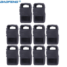 10PCS Walkie Talkie Rubber Holster Case for Baofeng UV-5R UV5R UV5R UV-5RE DM-5R Plus RT5R RT-5R TYT TH-F8 two way radio 2024 - buy cheap