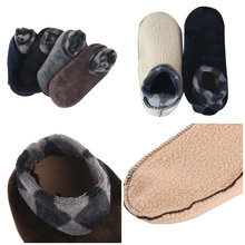 1 par de calcetines de lana suave para hombre y mujer, calcetines gruesos para botas cálidas de invierno, calcetines elásticos antideslizantes para interiores, zapatillas, 4 colores 2024 - compra barato