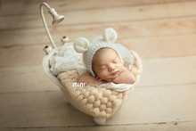 Newborn photography  props  iron bathtub creative retro bathtub old style baby bathtub photo accessories 2024 - buy cheap