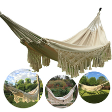 High Quality 200x150cm Hammock Garden Swing Sleeping Bed Romantic Lace Outdoor Camping Hanging Chair Portable 2024 - buy cheap