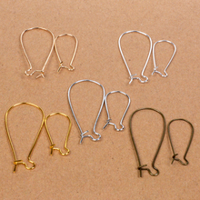 100pcs 38x16mm 24x11mm Stainless Steel DIY Earring Hook Clasps Hypoallergenic Kidney Ear Wire for DIY Jewelry Findings 2024 - buy cheap