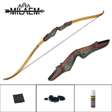 1Set 62inch Archery Recurve Bow 25-50lbs Draw Weight Right Hand Longbow Outdoor Sports Shooting Training Accessories 2024 - buy cheap