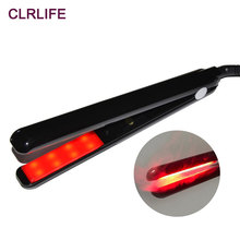 CLRLIFE LCD Ultrasonic Infrared Hair Care Cold Iron Keratin Argan Oil Recover Hair Damaged Smoothly Hair Treatment Straightener 2024 - buy cheap