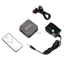 New 3 Port Digital Optical Audio Switch with IR Remote Control (SPDIF / Toslink 3 In 1 Out)  Support 5.1 Switcher 2024 - buy cheap