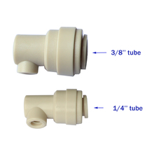 E442 Slip lock connector with End plug Water Purifier Pipe Fittings Misting cooling system 1/4 Inch or 3/8 Inch 2024 - buy cheap