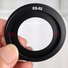 Parasol de lentes de Metal ES52, sombra de Metal para EF 40mm EF f/2,8 STM, reemplazo de ES-52, 52mm, seguimiento gratuito 2024 - compra barato