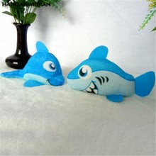 2PCS Children Plush Dolphin Shark Toys Small Pendant Soft Stuffed Toy Dolphins Sharks Toy For Kids Gifts 16CM 2024 - buy cheap