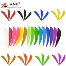 50pcs 2 inch Crossbow Arrow Vane Right Wing Archery Crossbow Arrows Handmade Turkey Feather Sports Entertainment 15 Colors 2024 - buy cheap