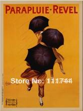 canvas painting modern art abstract Parapluie Revel c.1922 by Leonetto Cappiello 100% handmade High quality 2024 - buy cheap