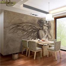 beibehang Custom Embossed little angel  Photo Mural Wallpaper For Bedroom Wall paper Painting murals wallpapers for living room 2024 - buy cheap