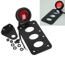 20mm Hole License Plate Bracket Mounting Red Brake Light For Harley Davidson 2024 - buy cheap