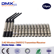 DHL Free Shipping 3pcs send and 12pcs receiver for Stage lighting signal wireless dmx512 transmitter and receiver controller 2024 - buy cheap