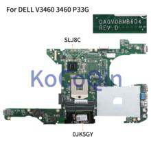 Kocoqin-placa-mãe para laptop dell, padrão v3460 p33g, 0jk5gy slj8c, laptop 2024 - compre barato