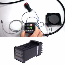 Controlador de temperatura Digital PID REX-C100, 0 a 400 grados, entrada SSR, salida, G25, venta al por mayor y envío directo 2024 - compra barato