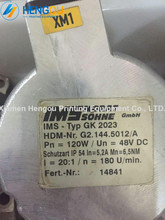1 peça 90% nova hengoucn original usado sm52 motor de amortecimento g2.144.5012 120 w 48 v dc motor água para sm52 g2.144.5012/a 2024 - compre barato