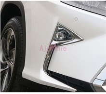 2016 2017 2018 Front Fog Lamp Cover Light OverlayTrim Frame Panel Car Styling For lexus RX 450h 350 270 350l Accessories 2024 - buy cheap