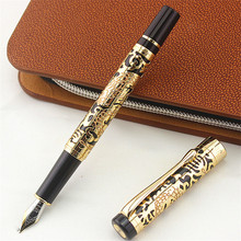 High Quality Jinhao 5000 Metal Dragon Fountain Pen Luxury 0.5MM F Nib Ink Pens for Writing Office School Supplies 2024 - buy cheap