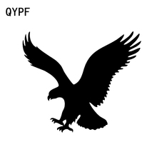 Qypf 18 cm * 15.2 cm american eagle fiying alta qualidade vinil decalque carro adesivo preto/prata gráfico C15-0925 2024 - compre barato
