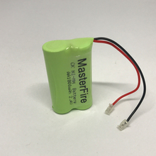 MasterFire 10 pack/lote nuevo Ni-MH AA 2,4 V 1800mAh Ni MH batería de teléfono inalámbrico baterías recargables con tapones 2024 - compra barato