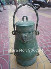 Very rare Han Dynasty (178-221 )Bronze vase,free shipping 2024 - buy cheap
