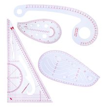 4pcs/set Multi Styling Design Drawing Comma Line Triangle French Curve Rulers Sewing Tailor Craft 2024 - buy cheap