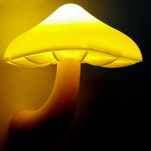 Sensor Night Light Novelty Atmosphere Lamp For Baby Children bedroom EU US Plug Wall Lamp Led Light  Mushroom Projector 2024 - buy cheap