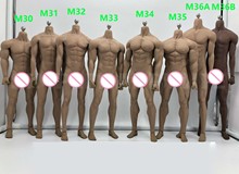 1:6 Steel Stainless Skeleton body TBLeague M30 M31 M32 M33 M34 M35 1/6 Super Flexible seamless male doll body Suntan Man body 2024 - buy cheap