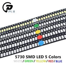 100pcs 5630/5730-cw/ww 0.5w-150ma 50-55lm luz quente branco vermelho verde azul amarelo smd 5730 5630 led 5730 díodos (3.2 ~ 3.4v) 2024 - compre barato