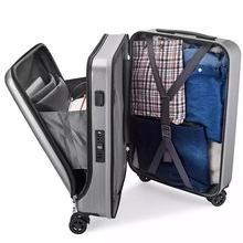20 inch travel suitcase new cabin rolling luggage with laptop bag women trolley case with charging USB men upscale business box 2024 - buy cheap