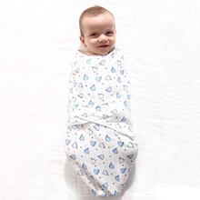 Saco de dormir para bebê recém-nascido, lençol 100% algodão macio infantil, cobertor envoltório, produtos para bebês recém-nascidos 2024 - compre barato