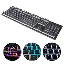 104 ANSI Layout PBT Double Skin Milk Shot Backlit Keycap For OEM Cherry MX 2024 - buy cheap