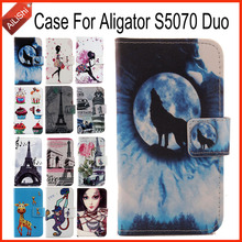 AiLiShi Case For aligator S5070 Duo Luxury Flip PU Leather Case S5070 aligator Exclusive 100% Special Phone Cover Skin+Tracking 2024 - buy cheap