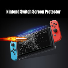 Capa protetora de tela 9h de vidro temperado para nintendo switch, acessórios ns consola, película protetora 2024 - compre barato
