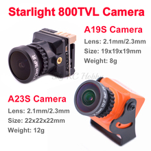 NEW Starlight 1/1.8'' 800TVL Level sensor OSD FPV Mini camera NTSC/PAL Switchable 2.1mm / 2.3mm Lens FPV Camera for FPV Drone 2024 - buy cheap