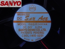Original Para Sanyo 109E1224H144O 12 cm 12038 DC24V servidor fã fã Dupla bola ventilador de refrigeração do dissipador de calor axial ventilador 2024 - compre barato